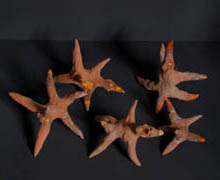 'Schlechte Sterne', jeweils ca. 16 cm hoch